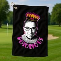 Queen Notorious RBG Ruth Bader Ginsburg Tribute Golf Towel thumb 1