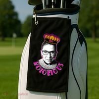 Queen Notorious RBG Ruth Bader Ginsburg Tribute Golf Towel thumb 2