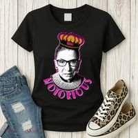Queen Notorious RBG Ruth Bader Ginsburg Tribute Women's T-Shirt thumb 3