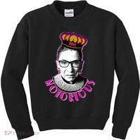 Queen Notorious RBG Ruth Bader Ginsburg Tribute Kids Sweatshirt thumb 0