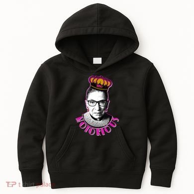 Queen Notorious RBG Ruth Bader Ginsburg Tribute Kids Hoodie