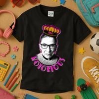 Queen Notorious RBG Ruth Bader Ginsburg Tribute Kids T-Shirt thumb 3