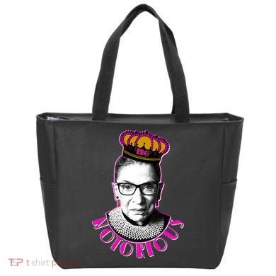 Queen Notorious RBG Ruth Bader Ginsburg Tribute Tote Bag