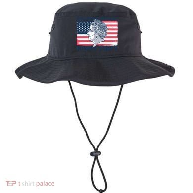 Queen Of England American Flag Bucket Hat