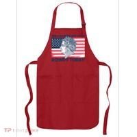 Queen Of England American Flag Apron thumb 0