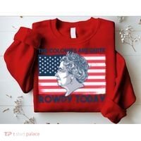 Queen Of England American Flag Sweatshirt thumb 2