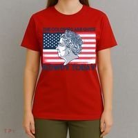 Queen Of England American Flag T-Shirt thumb 4