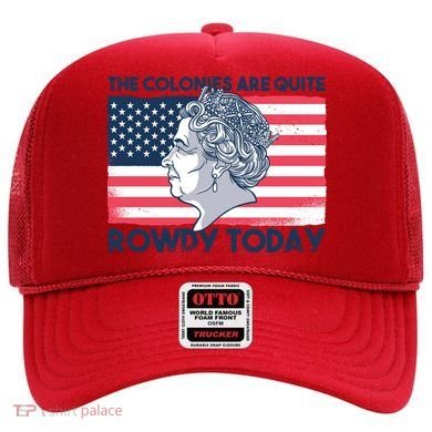 Queen Of England American Flag Hat