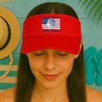 Queen Of England American Flag Visor thumb 2