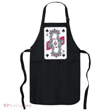 Queen Of Spades Apron