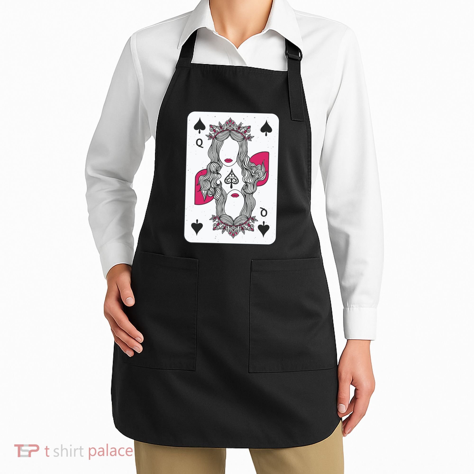 Queen Of Spades Apron