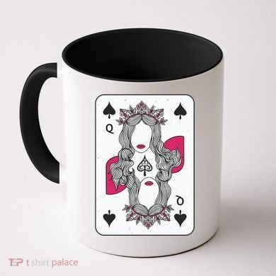Queen Of Spades Coffee Mug