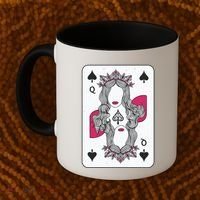 Queen Of Spades Coffee Mug thumb 2