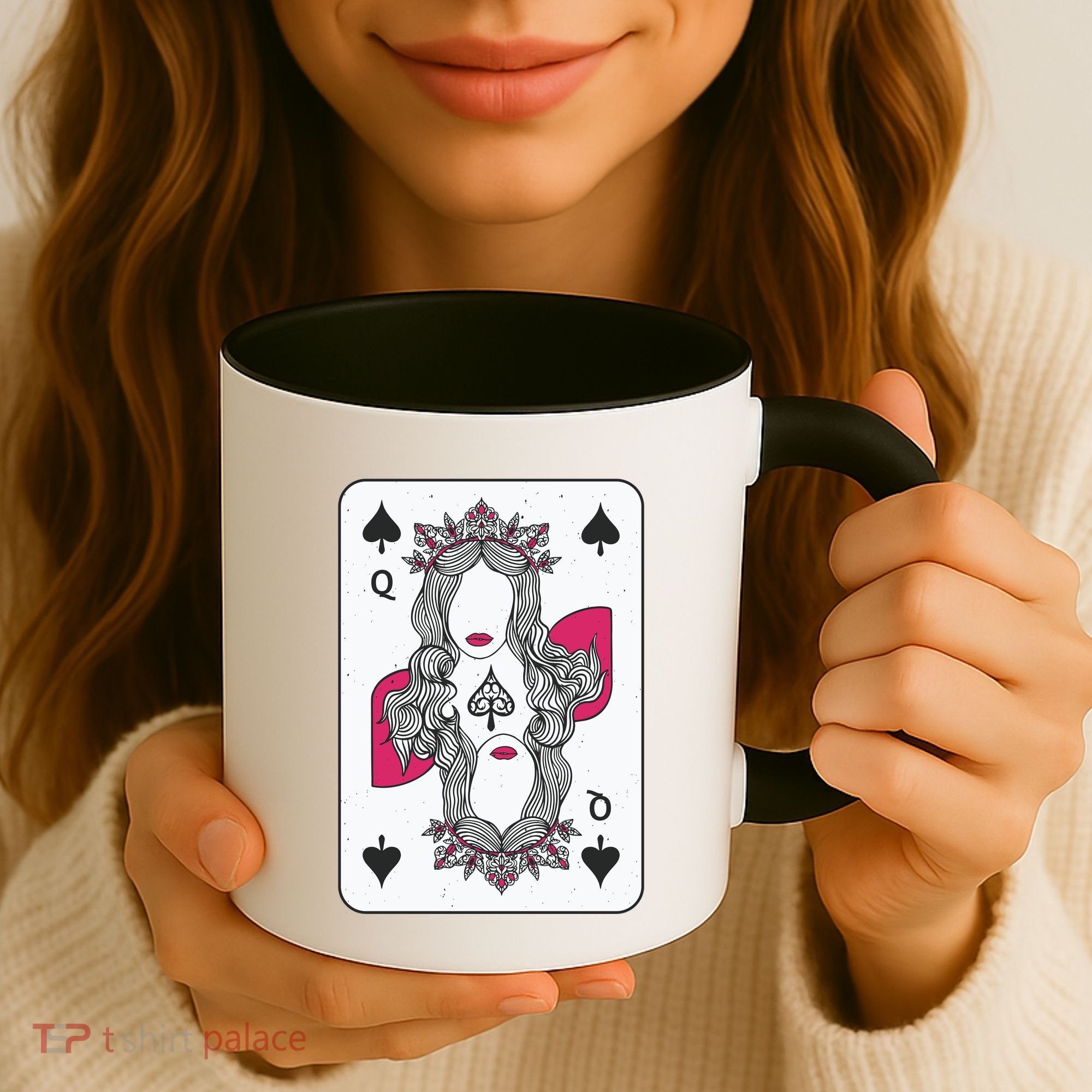 Queen Of Spades Coffee Mug