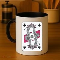 Queen Of Spades Coffee Mug thumb 4