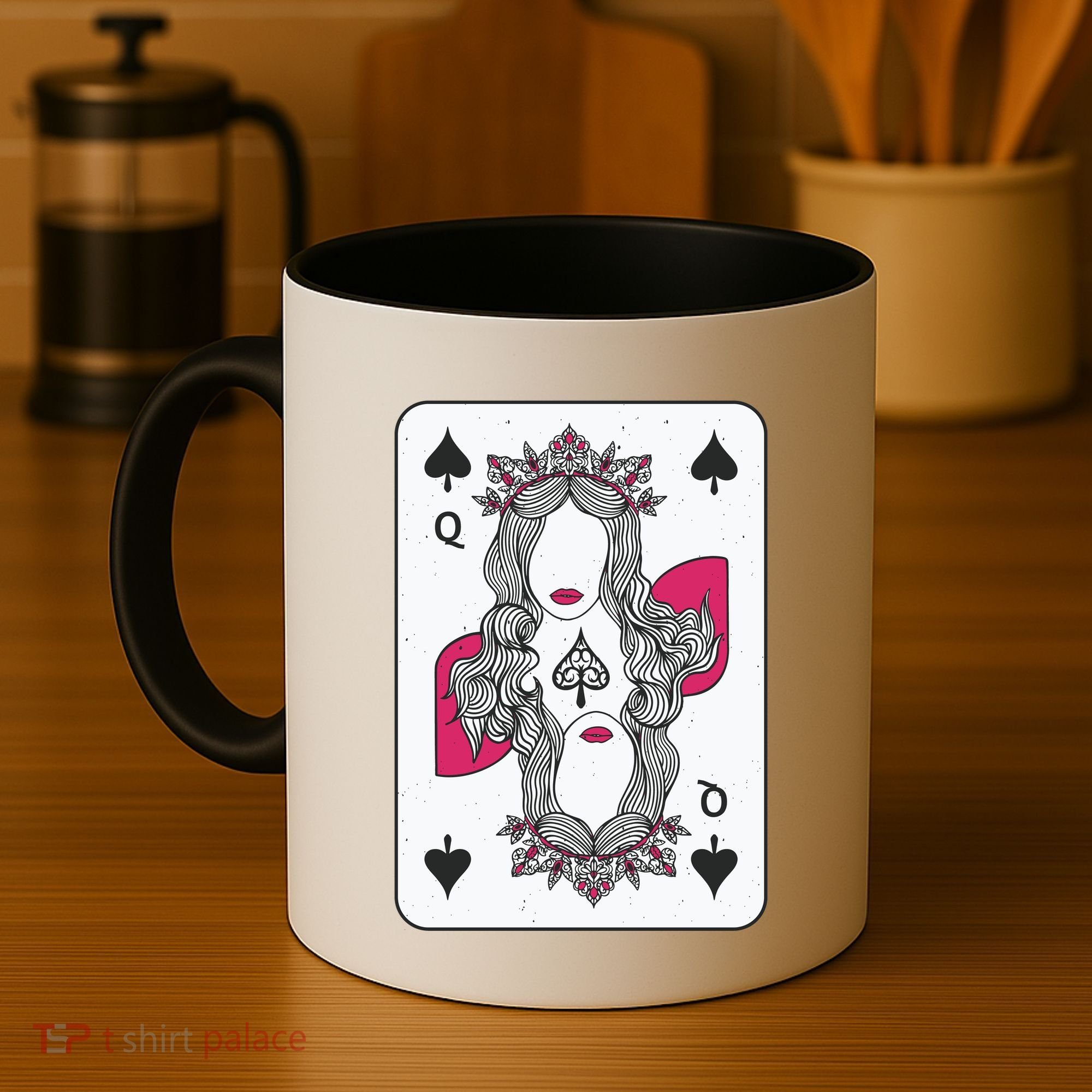 Queen Of Spades Coffee Mug