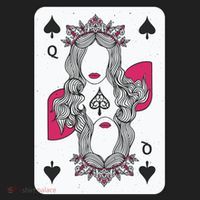 Queen Of Spades Hat thumb 2