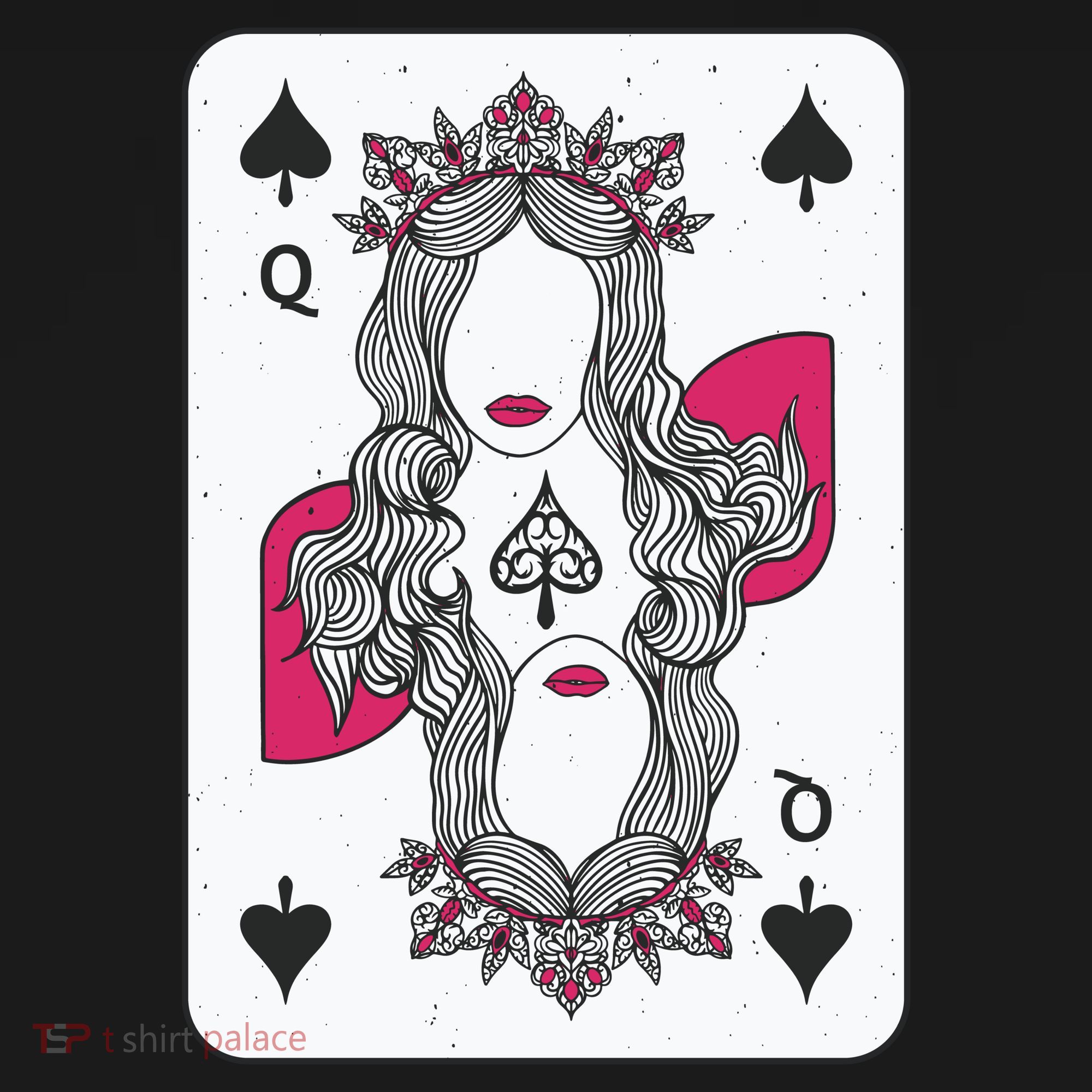Queen Of Spades Kids Sweatshirt