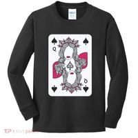Queen Of Spades Kids Long Sleeve Shirt thumb 0