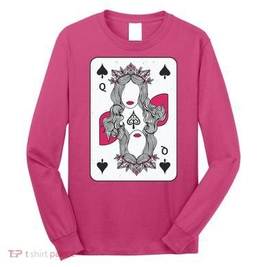 Queen Of Spades Long Sleeve Shirt
