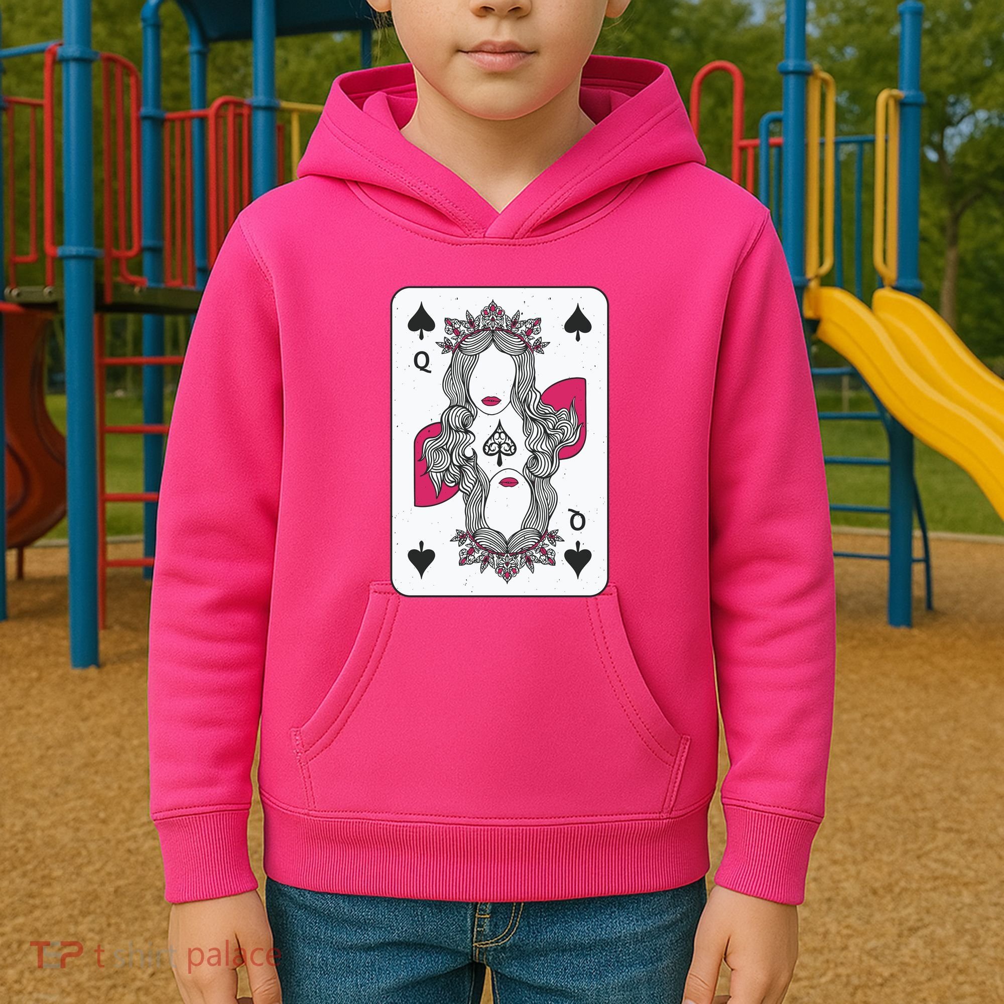 Queen Of Spades Kids Hoodie