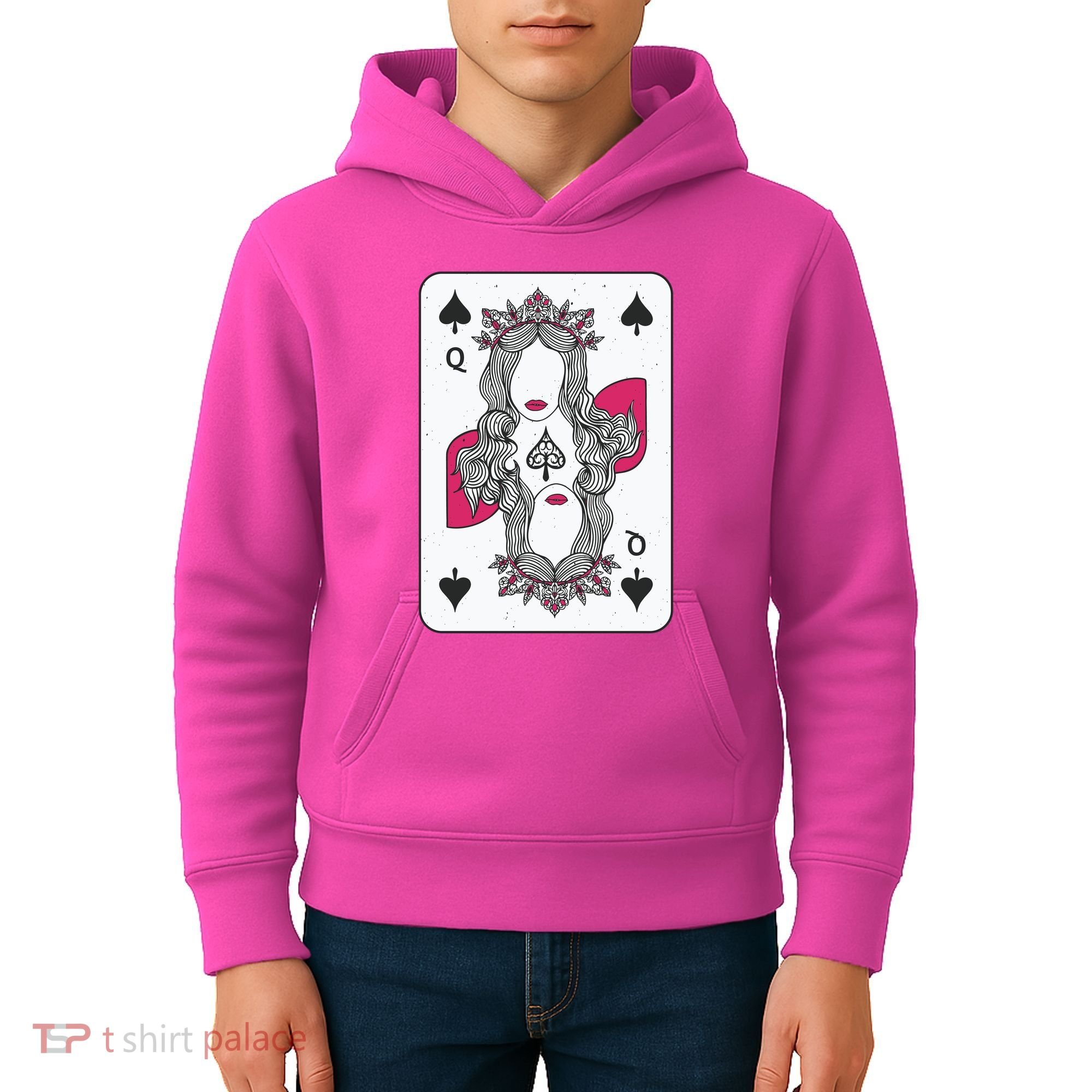 Queen Of Spades Kids Hoodie