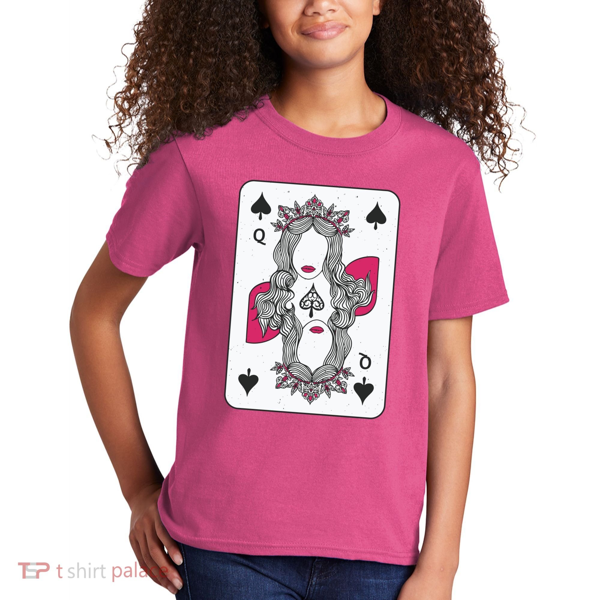 Queen Of Spades Kids T-Shirt