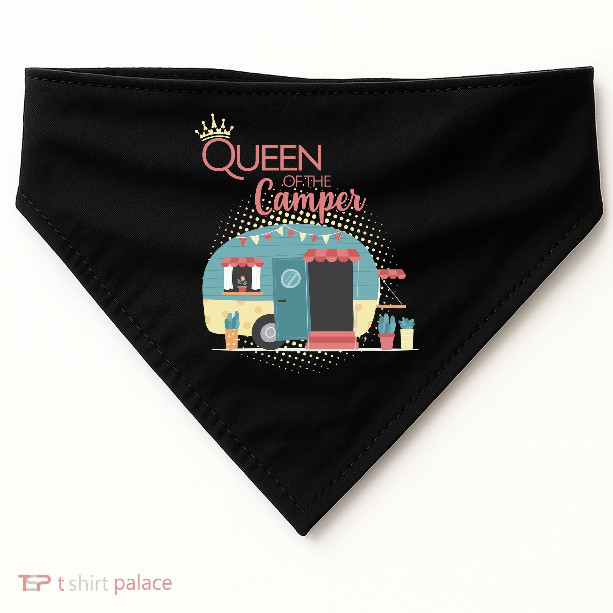 Queen Of The Camper USA-Made Doggie Bandana