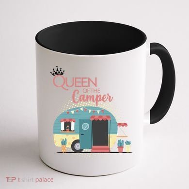 Queen Of The Camper Coffee Mug back