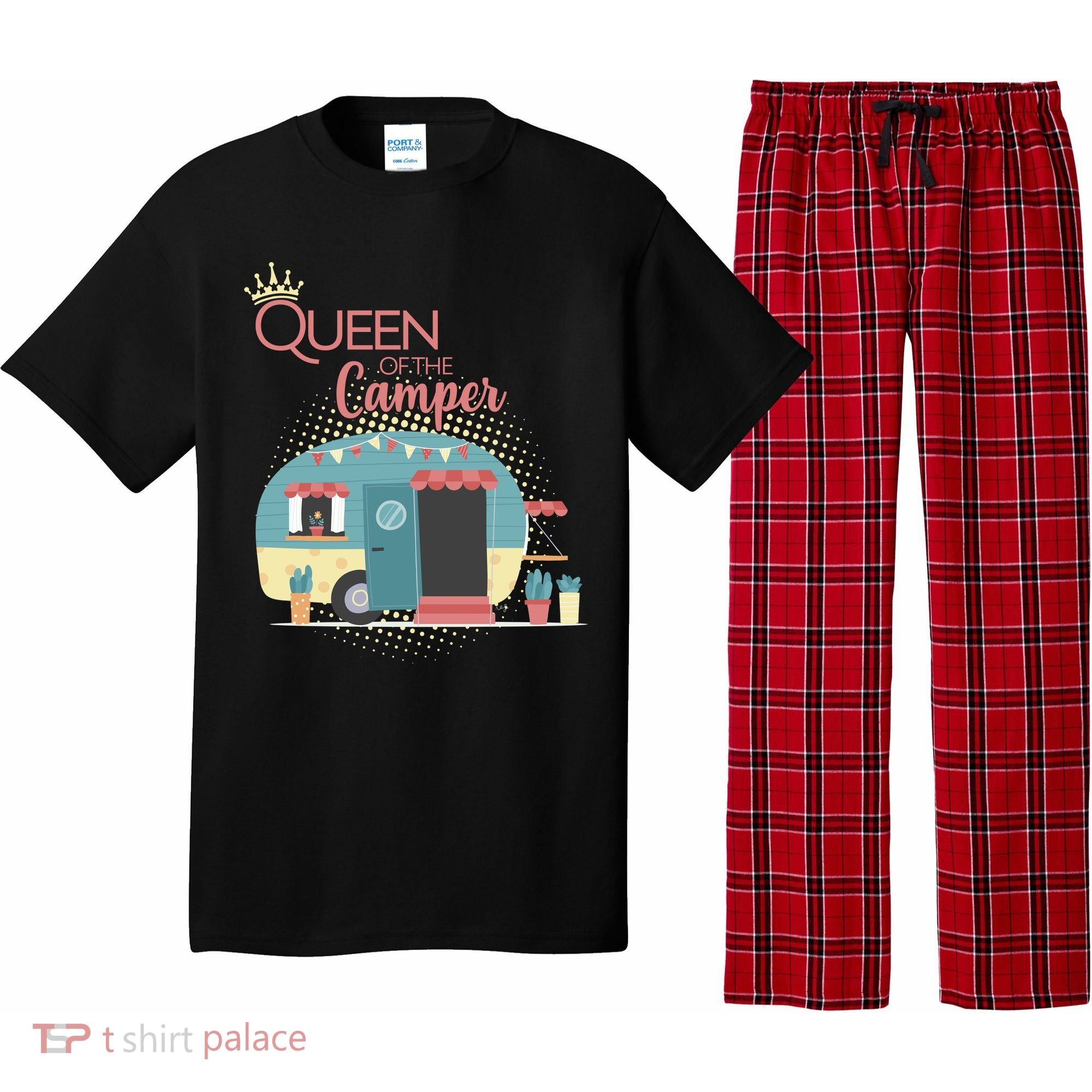Queen Of The Camper Pajama Set