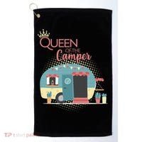 Queen Of The Camper Golf Towel thumb 0