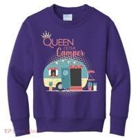 Queen Of The Camper Kids Sweatshirt thumb 0