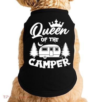 Queen of the Camper Funny Camping Doggie Tank