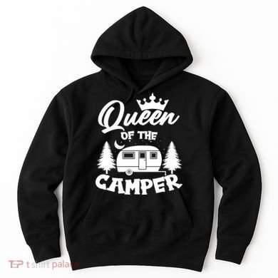 Queen of the Camper Funny Camping Hoodie