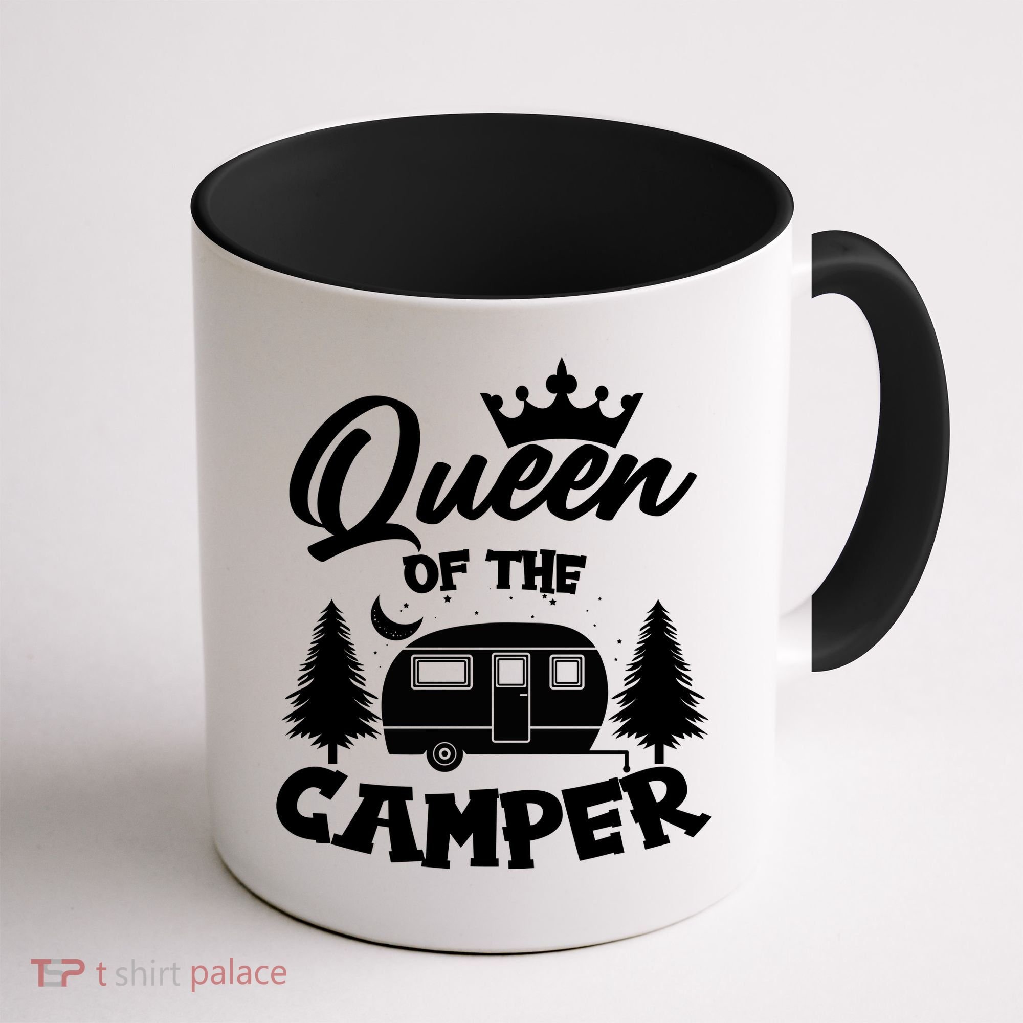 Queen of the Camper Funny Camping Coffee Mug