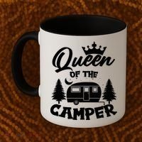 Queen of the Camper Funny Camping Coffee Mug thumb 2