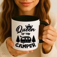 Queen of the Camper Funny Camping Coffee Mug thumb 3