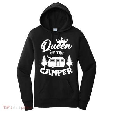 Queen of the Camper Funny Camping Women's Hoodie