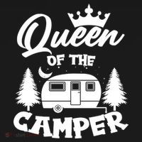 Queen of the Camper Funny Camping Women's Hoodie thumb 2