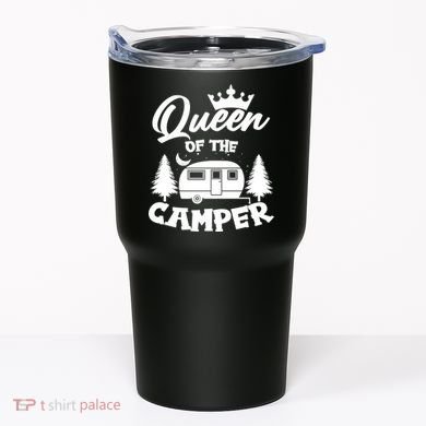 Queen of the Camper Funny Camping Tumbler