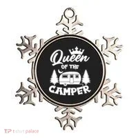 Queen of the Camper Funny Camping Ornament thumb 0