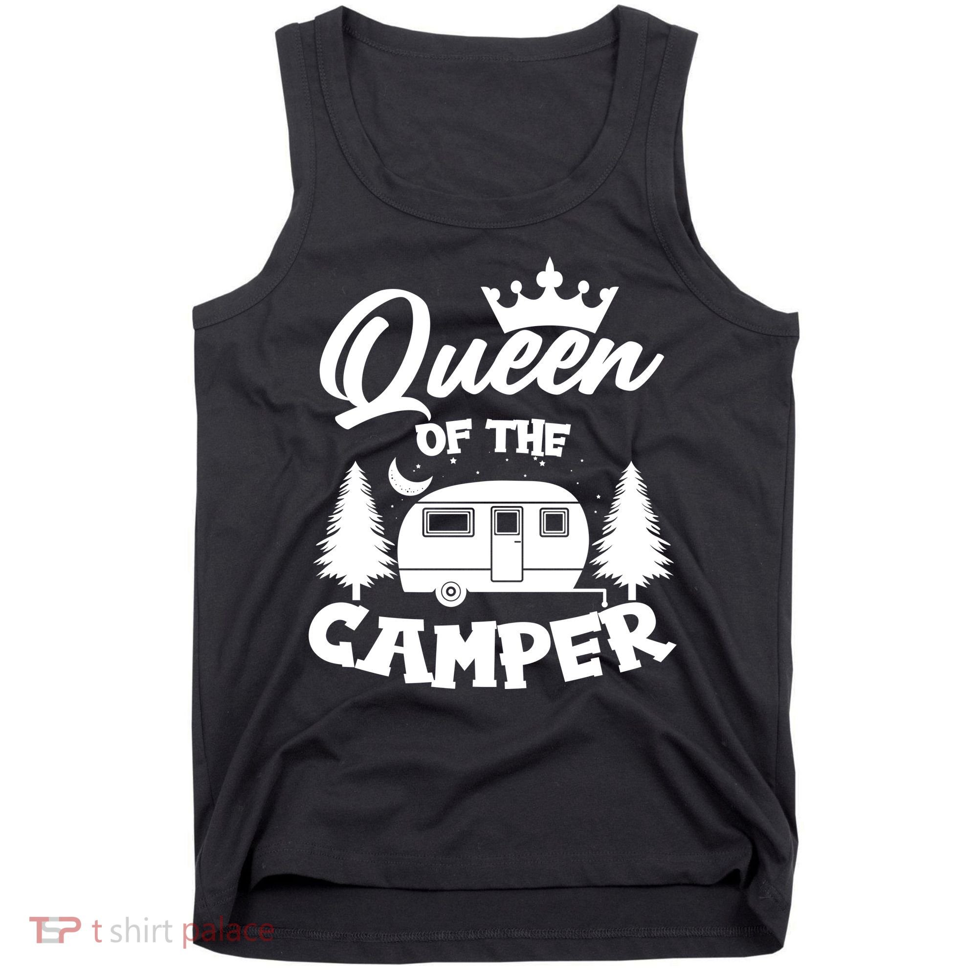 Queen of the Camper Funny Camping Tank Top