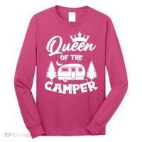 Queen of the Camper Funny Camping Long Sleeve Shirt thumb 0