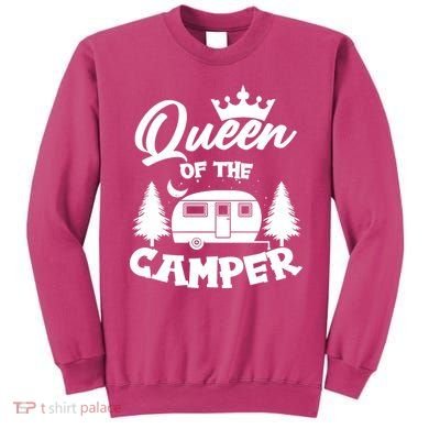 Queen of the Camper Funny Camping Sweatshirt