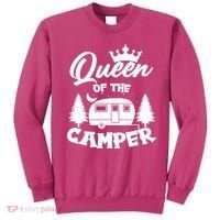 Queen of the Camper Funny Camping Sweatshirt thumb 0
