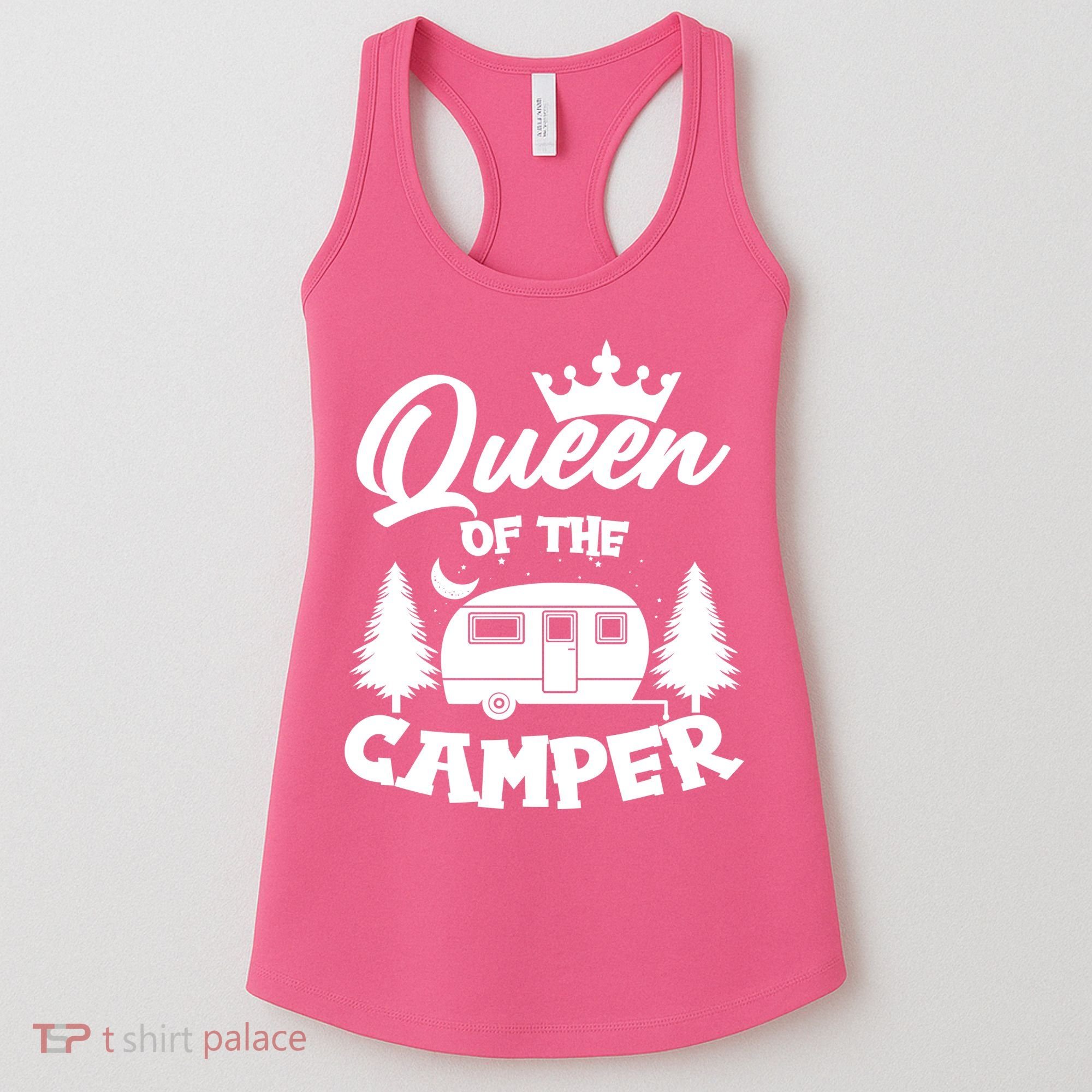 Queen of the Camper Funny Camping Women's Tank Top