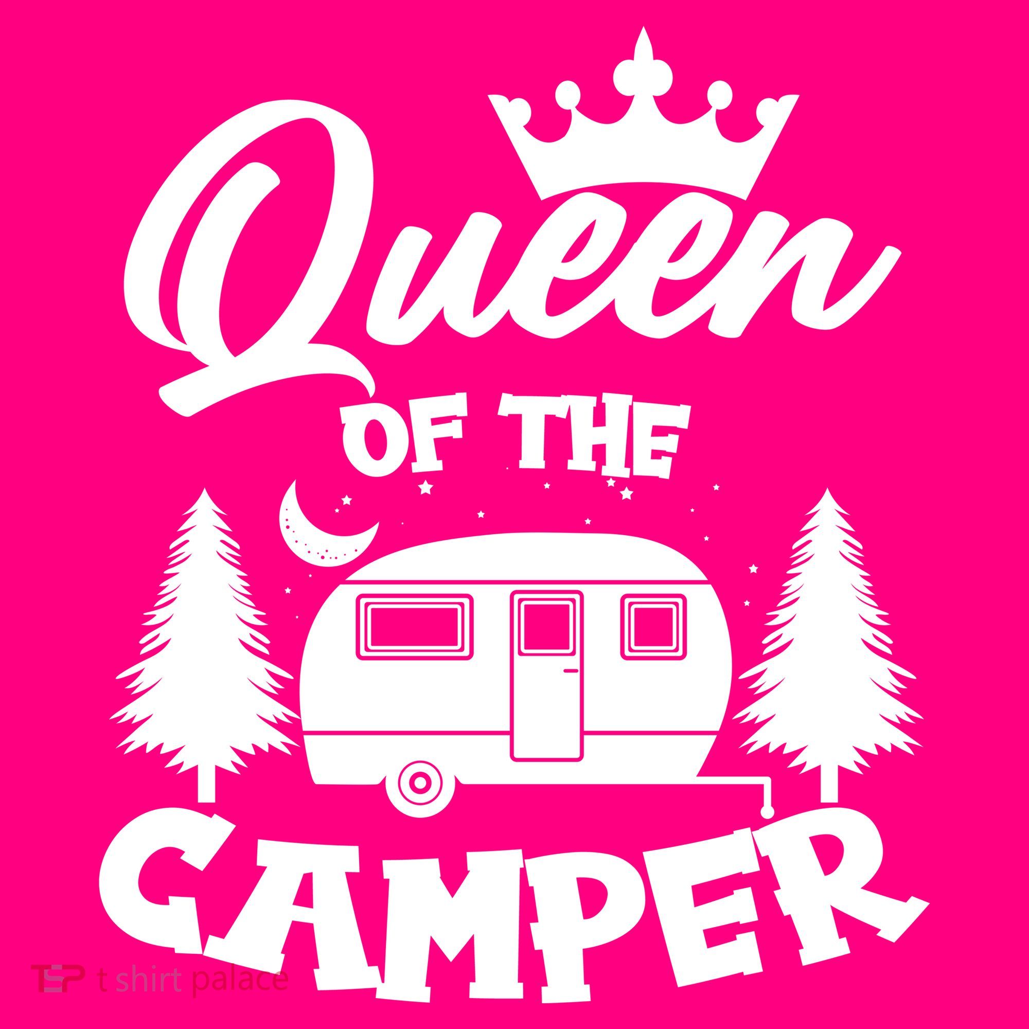 Queen of the Camper Funny Camping Women's Tank Top