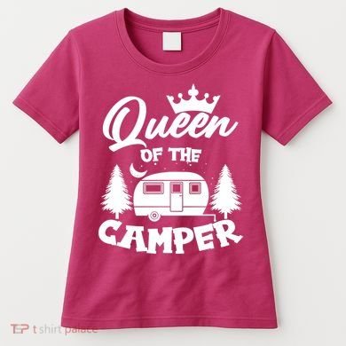 Queen of the Camper Funny Camping Women's T-Shirt