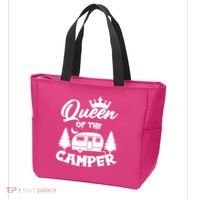 Queen of the Camper Funny Camping Tote Bag thumb 3
