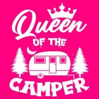 Queen of the Camper Funny Camping Tote Bag thumb 4
